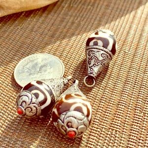 Beautiful #dZi pendants. Price for one.